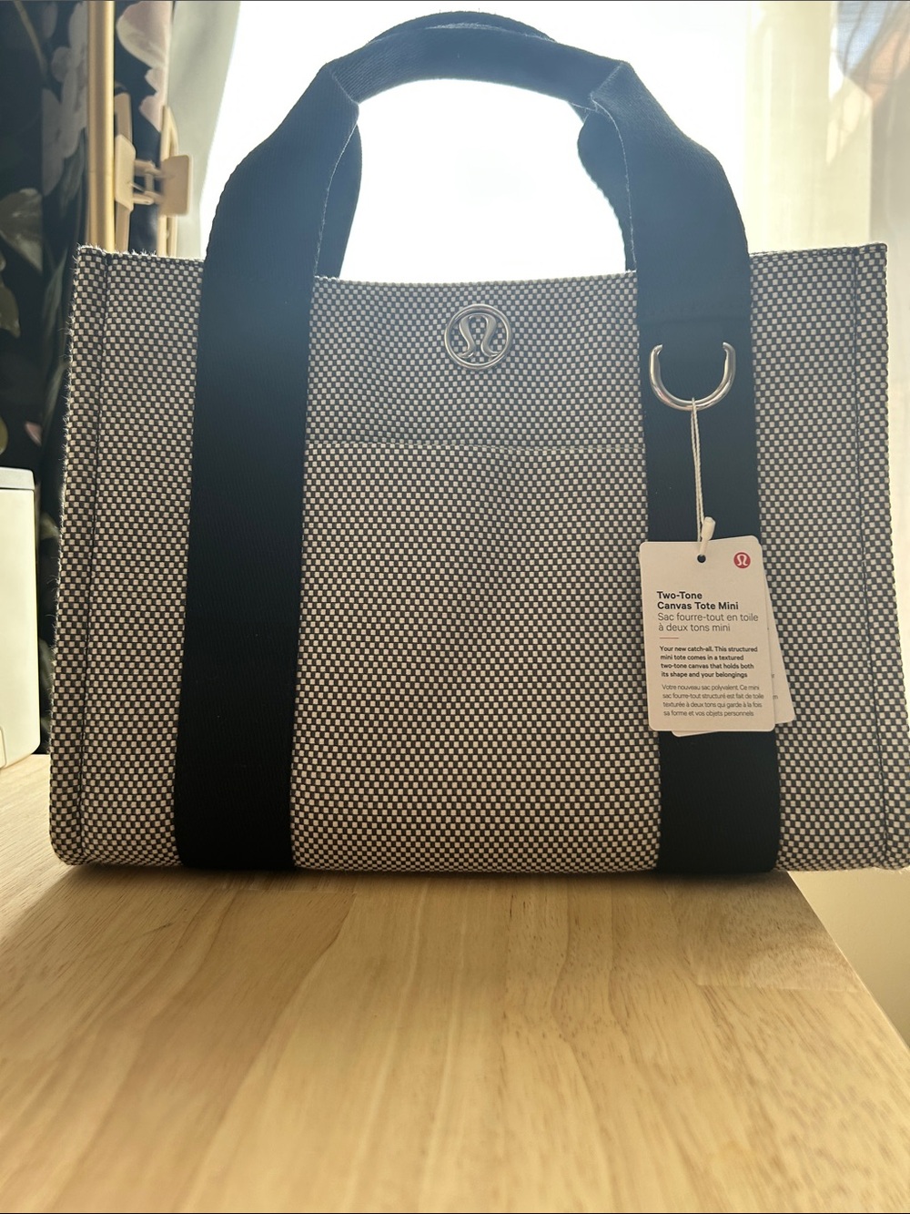 Lululemon Two Tone Canvas Tote Mini